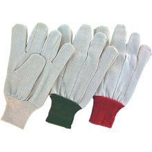 Polyester Knit Wrist Drill Cotton Work Glove